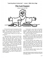 Learning About Communion (Teacher's Guide)